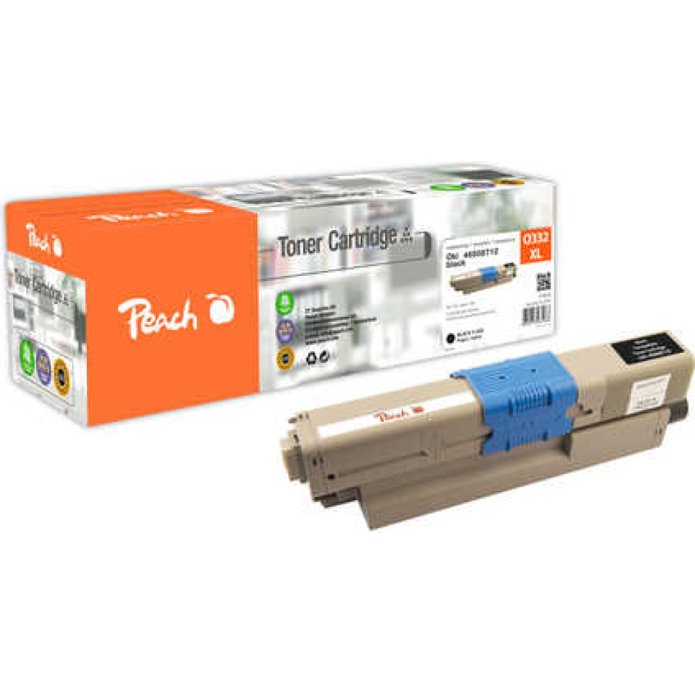 Peach 112101 tonera kārtridžs 1 pcs Saderība Melns