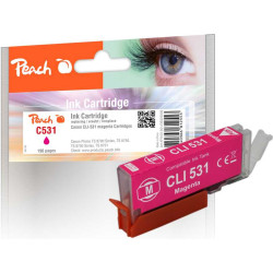Peach PI100-501 tintes kārtridžs 1 pcs Saderība Standarta produktivitāte Fuksīns