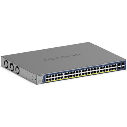 Netgear GS752TXP Vadīts L2/L3/L4 10G Ethernet (100/1000/10000) Power over Ethernet (PoE) Melns