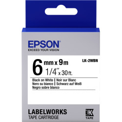 Epson LK-2WBN label-making tape