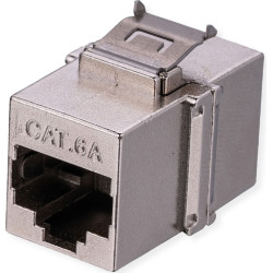 Value Cat.6A (Class EA) Keystone Modular Coupler, RJ-45, shielded, short