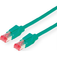 Dätwyler DÄTWYLER Patchkabel Kat.6 (Class E) S/FTP, CU 7702 flex LSOH, Hirose TM21, grün, 0,5 m