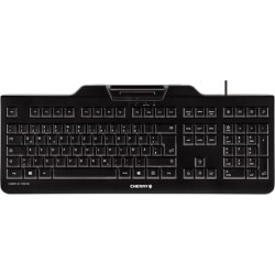 Cherry KC 1000 SC tastatūra USB QWERTZ Swiss Melns