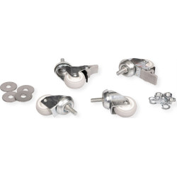 Roline Swivel castors for wall housing Basic Plus, 80kg