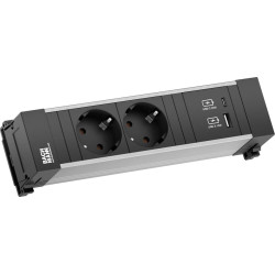 Bachmann POWER FRAME 2xprotect. USB A&C, USB Charger 22W 0.2m GST18