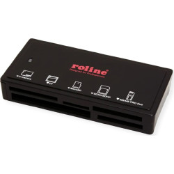 Roline USB 3.2 Gen 1 Multi Card Reader, external, black