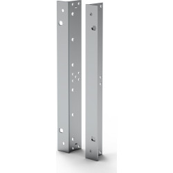 Schroff EuropacPRO 19" Bracket for Stainless Steel Gasket, Type F, Handle Holes, 6 U