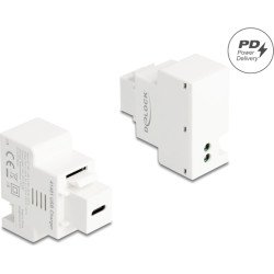 Delock Keystone Module USB Type-C&trade; Charging Port PD 20 W white