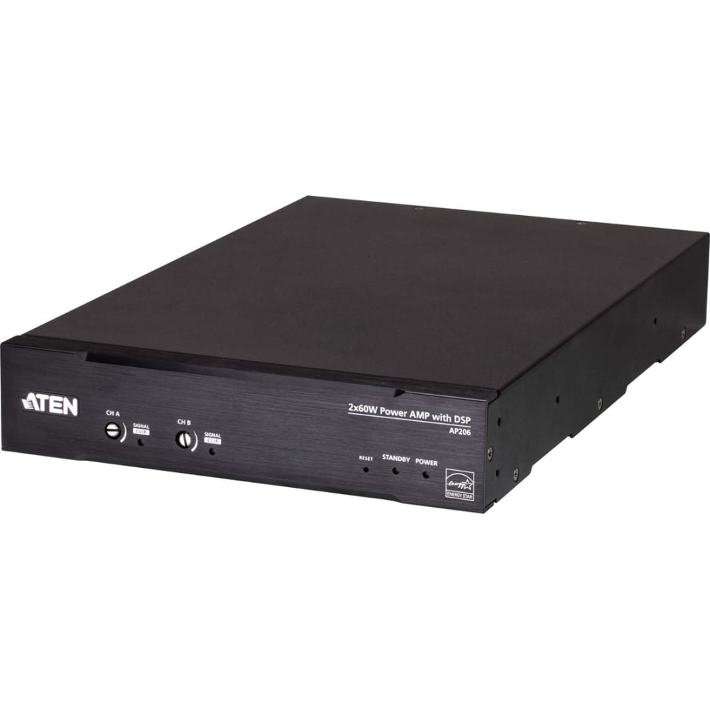 Aten AP206 2 x 60W Leistungsverst&auml;rker mit DSP