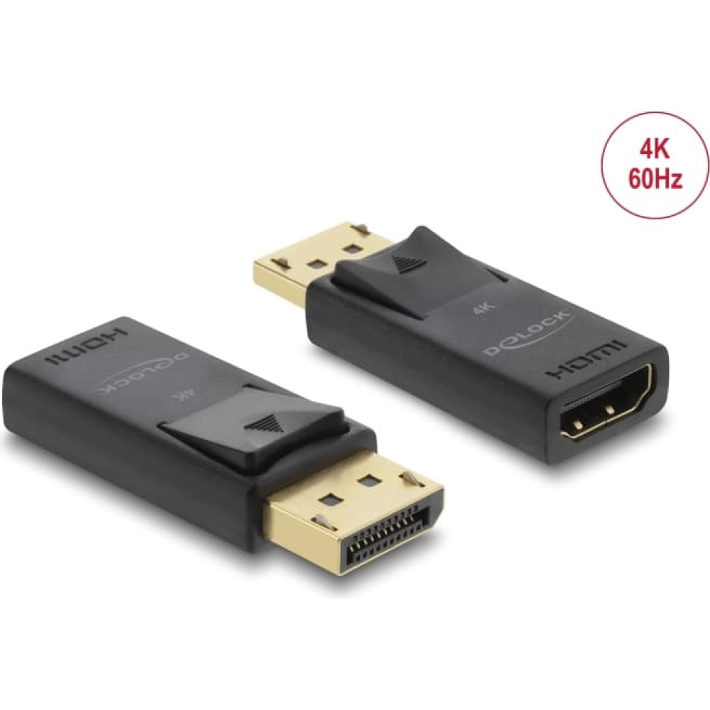 Delock Active DisplayPort 1.2 to HDMI Adapter 4K with HDR function
