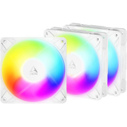 Arctic Freezer P12 Pro Reverse A-RGB (White) - 3 Pack Datora korpusam Ventilators 12 cm Balts 3 pcs