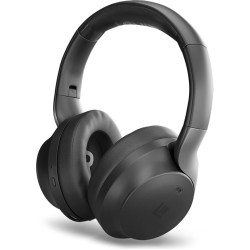 Lindy LHXW-e Wireless Active Noise Cancelling Headphones - Black