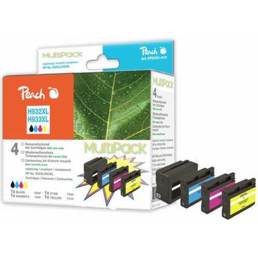 Peach PI300-416 PagePack Melns, Tirkīzzils, Fuksīns, Dzeltens