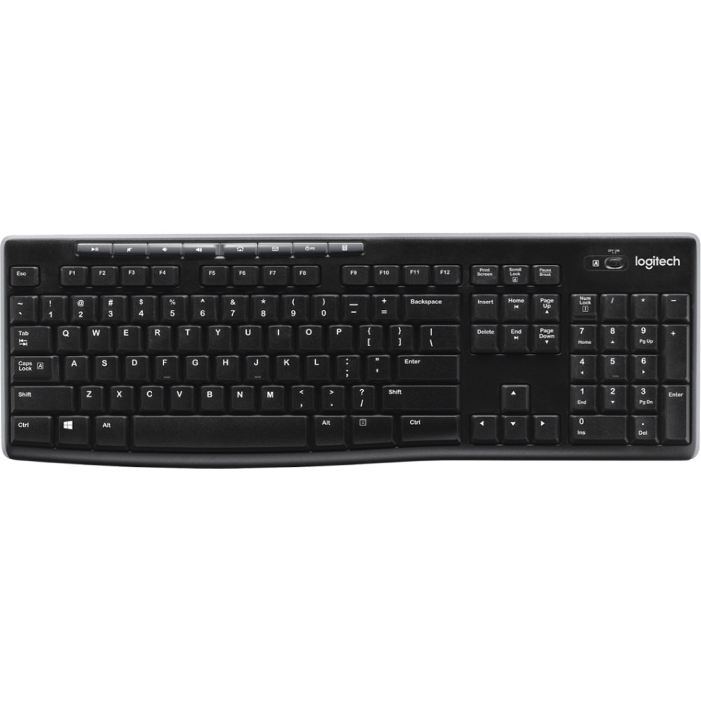 Logitech K270 keyboard RF Wireless QWERTY English Black