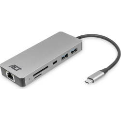 ACT USB-C-HDMI/LAN/1XUSB-C/2XUSB-A