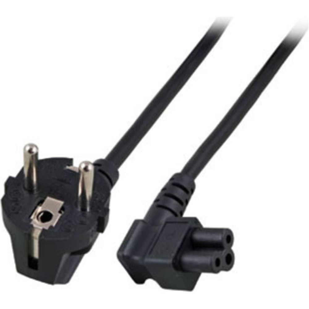 ACT POWERCORD CEE7/7 -C5 ANG BK 1M