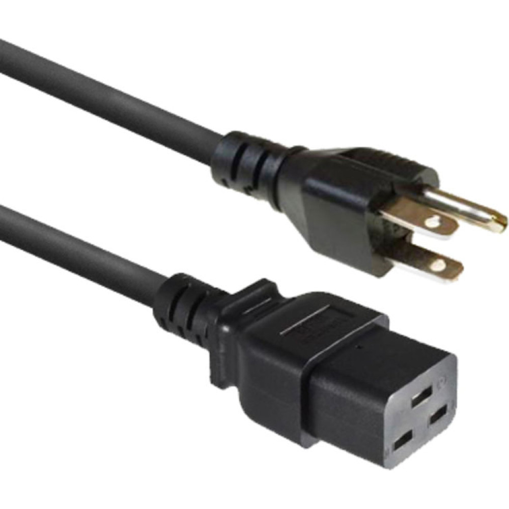 ACT POWERCORD USA-C19 BK 1.80M