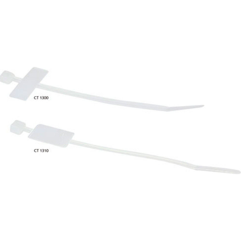 ACT CABLE TIE TRANS LABEL 200MM