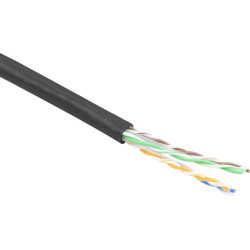 ACT C6A U/UTP PATCH PVC BLACK 305M