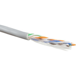ACT C5E U/UTP SOLID PVC GREY  100M