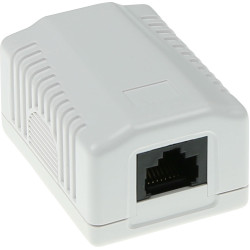 ACT WALL MOUNTBOX C5E 1 PRT UNSH