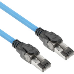 ACT CAT6A S/FTP LSZH BU M/M 50.0M