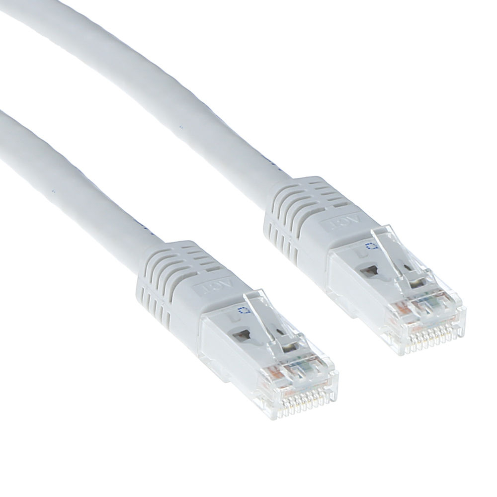 ACT CAT5E U/UTP WHITE        3.00M