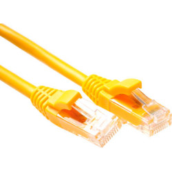 ACT CAT6 U/UTP COMPONENT YL 10.00M