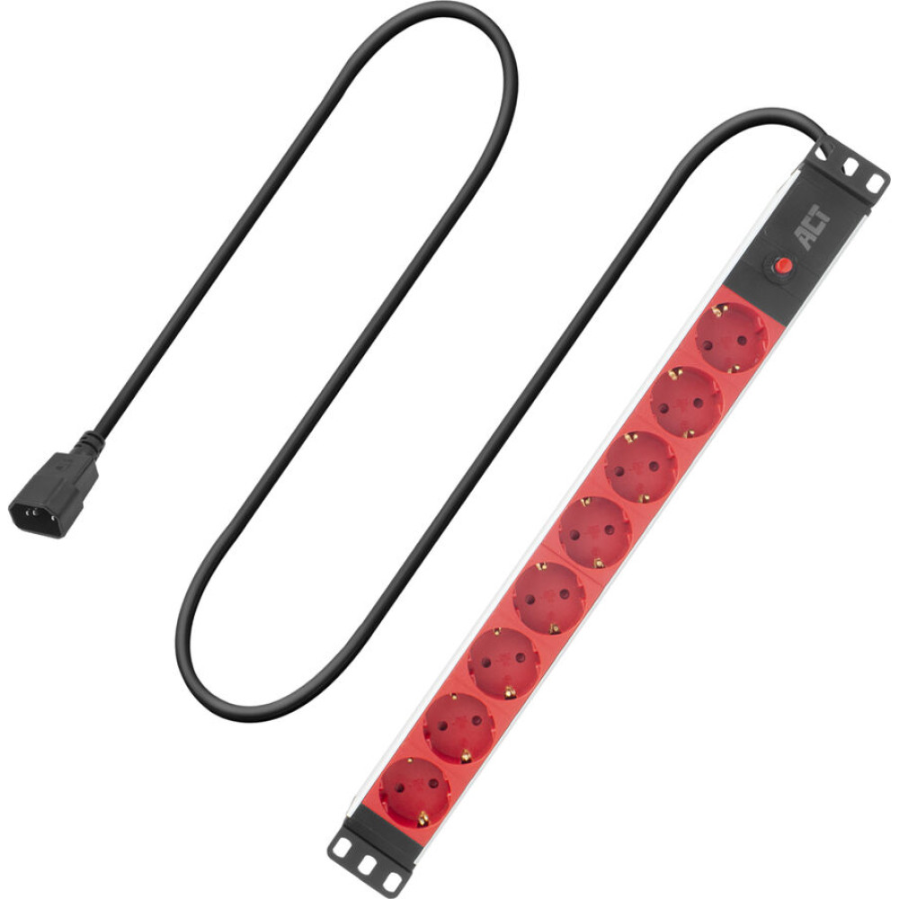 ACT PDU C14 - TYPE F (8X) 10A FUSE