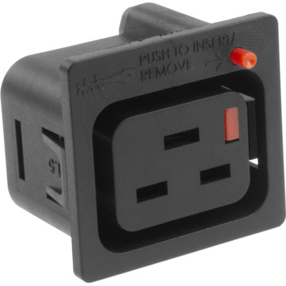 ACT C19 LOCK SOCKET BLACK