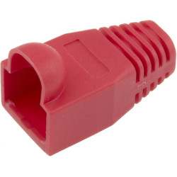 ACT CABLE BOOT RJ45 6.5MM RED