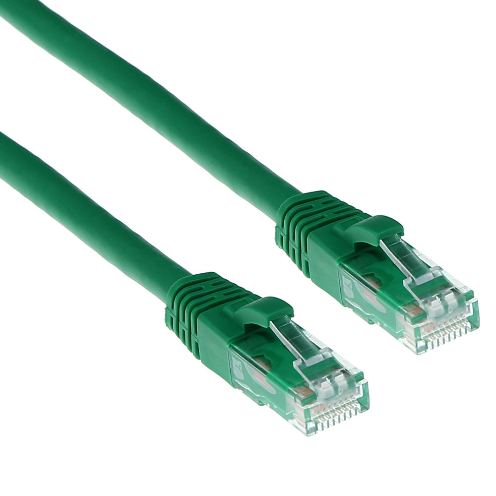 ACT CAT6A U/UTP SNAGLESS GN  0.25M