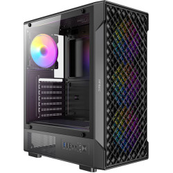 Antec VX-320 ARGB ATX, Micro-ATX, ITX Mid-Tower Gaming PC Case, black