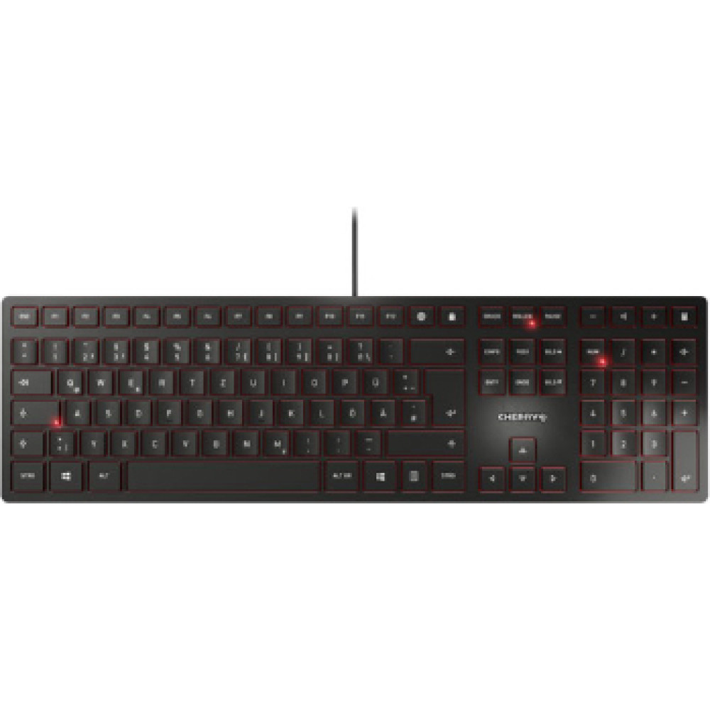 Cherry KC 6000 Slim USB QWERTY UK English Black