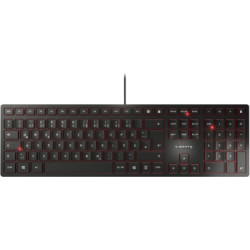 Cherry KC 6000 Slim USB QWERTY UK English Black