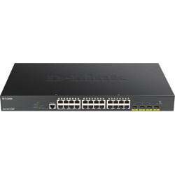 D-Link DGS-1250-28XMP Vadīts L3 Gigabit Ethernet (10/100/1000) Power over Ethernet (PoE) Melns