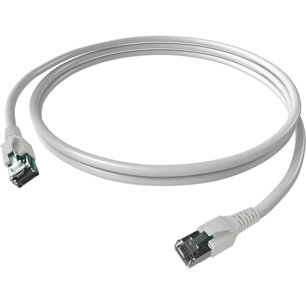 Easylan FlexBoot Patch Cable Cat.6A, S/FTP, white, 3 m
