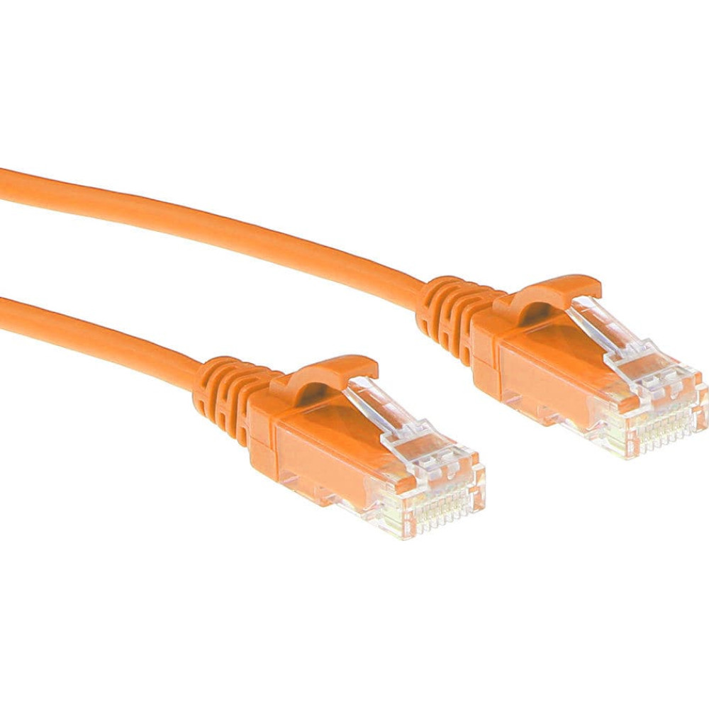 ACT CAT6 U/UTP SLIMLINE OR 1.50M