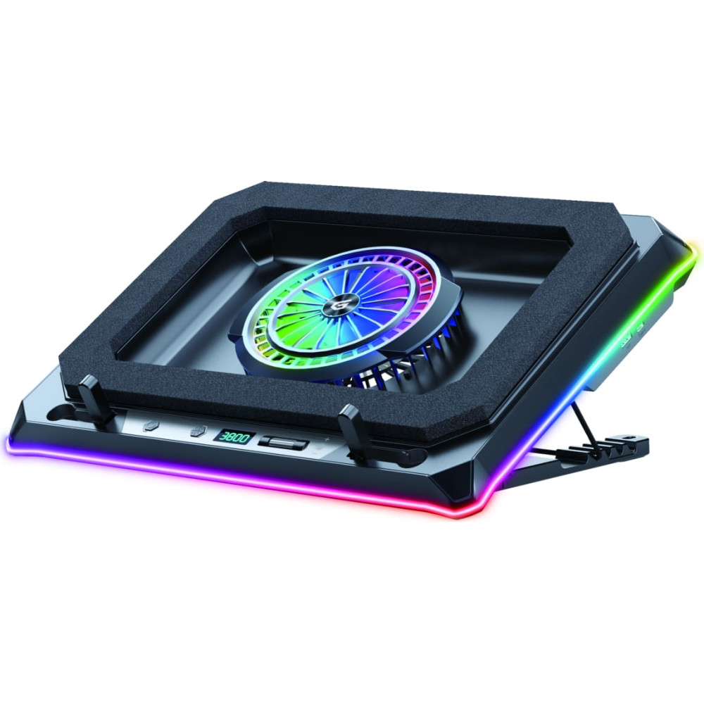 Conceptronic THYIA04B atdzesējo&scaron;ais paliktnis portatīvajiem datoriem 48,3 cm (19") 1700 RPM Melns