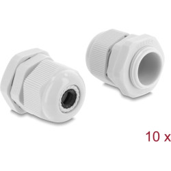 Delock Cable Gland M22 x 1.5 mm 10 pieces grey