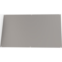 Schroff Front Panel, U-profile, Refrofit Shielding, 6 U, 84 HP, 2.5 mm, Al, Front Anodized, Rear Conductive