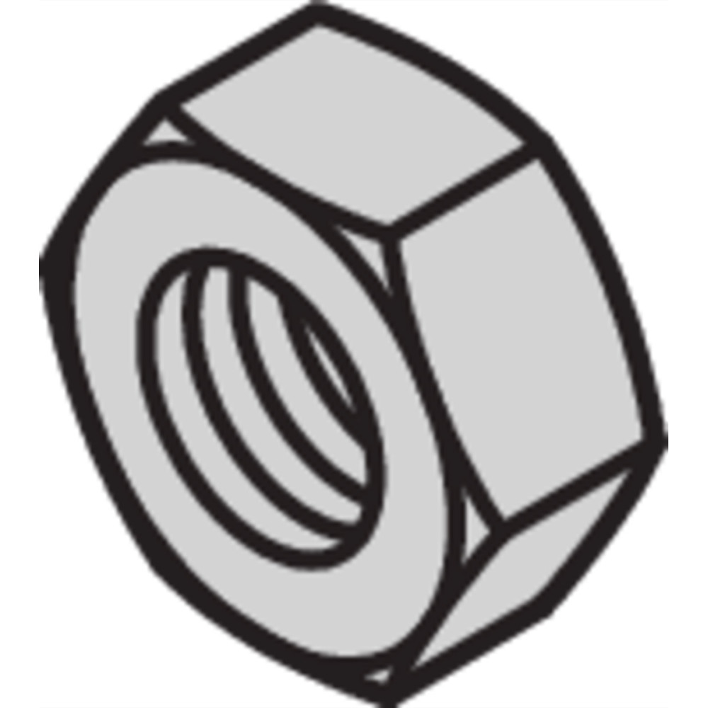 Schroff Hexagon Nut, M4
