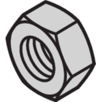 Schroff Hexagon Nut, M4