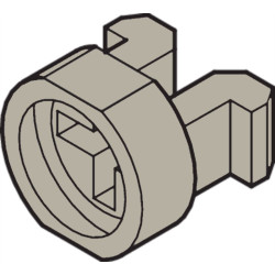 Schroff Sleeves for M2.5, Plastic, Grey, 100 pieces