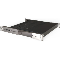 Schroff 19" Telescopic Shelf for Varistar, Novastar, Eurorack, 70 kg, RAL 7021, 553W 600D