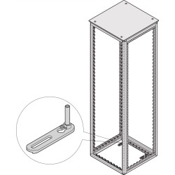 Schroff Varistar Tip-Over Protection for Floor Mounting