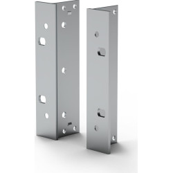 Schroff EuropacPRO 19" Bracket for Stainless Steel Gasket, Type F, Handle Holes, 3 U