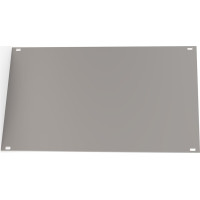 Schroff Front Panel, Unshielded, Screw Assembly 3 U, 42 HP, 2.5 mm, Al, Anodized