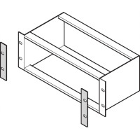 Schroff EuropacPRO Front Cover for Side Panel Type L, 3 U