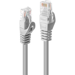 Lindy 1m Cat.5e U/UTP Network Cable, Grey, 50 pcs